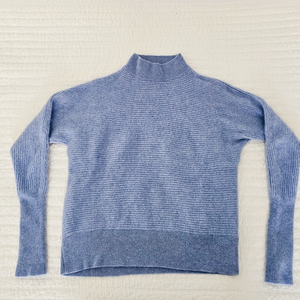 Rachel Zoe 100% Cashmere Sweater Periwinkle
